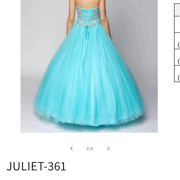 Juliet Formal Gown - WHITE - Picture 7 of 8